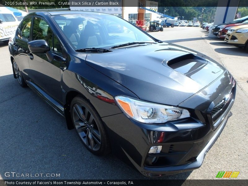 Crystal Black Silica / Carbon Black 2016 Subaru WRX Premium