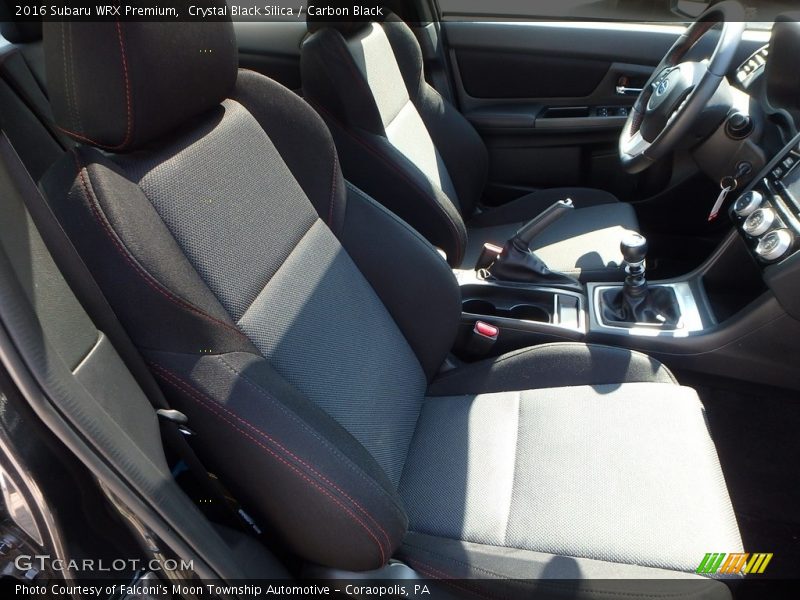 Crystal Black Silica / Carbon Black 2016 Subaru WRX Premium