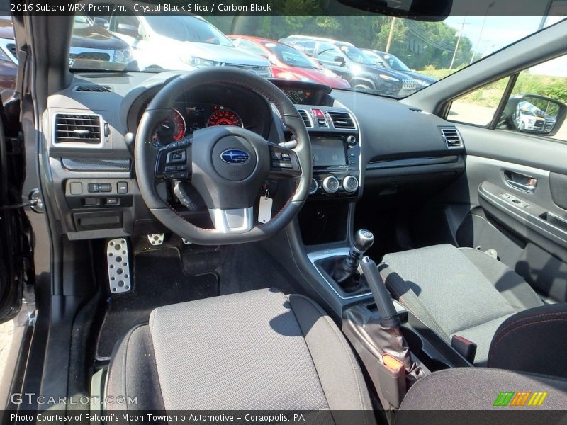 Crystal Black Silica / Carbon Black 2016 Subaru WRX Premium