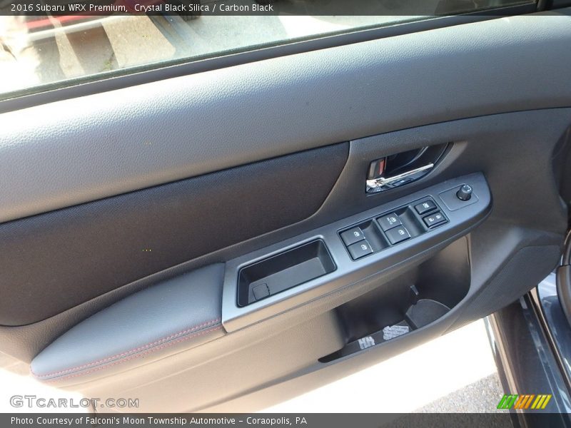 Crystal Black Silica / Carbon Black 2016 Subaru WRX Premium