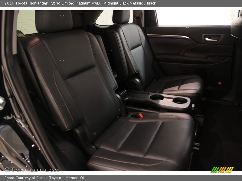 Rear Seat of 2016 Highlander Hybrid Limited Platinum AWD