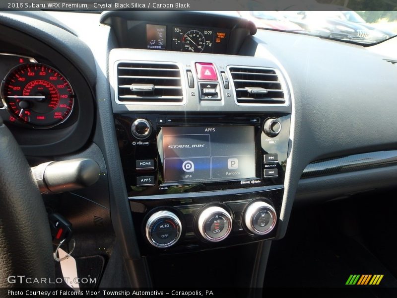 Crystal Black Silica / Carbon Black 2016 Subaru WRX Premium