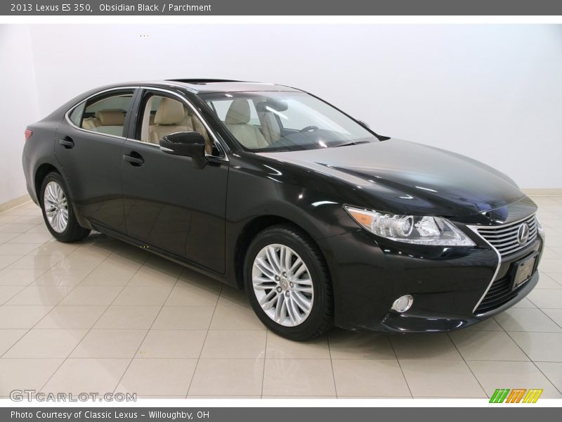 Obsidian Black / Parchment 2013 Lexus ES 350