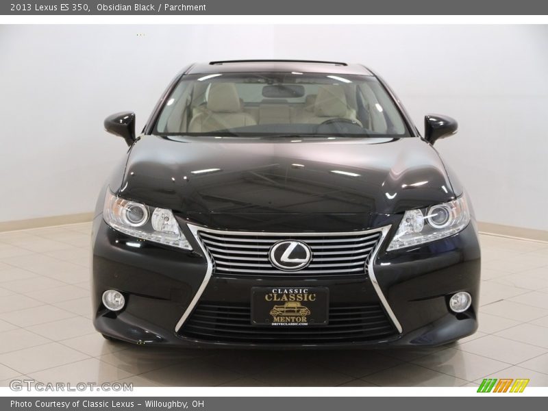 Obsidian Black / Parchment 2013 Lexus ES 350