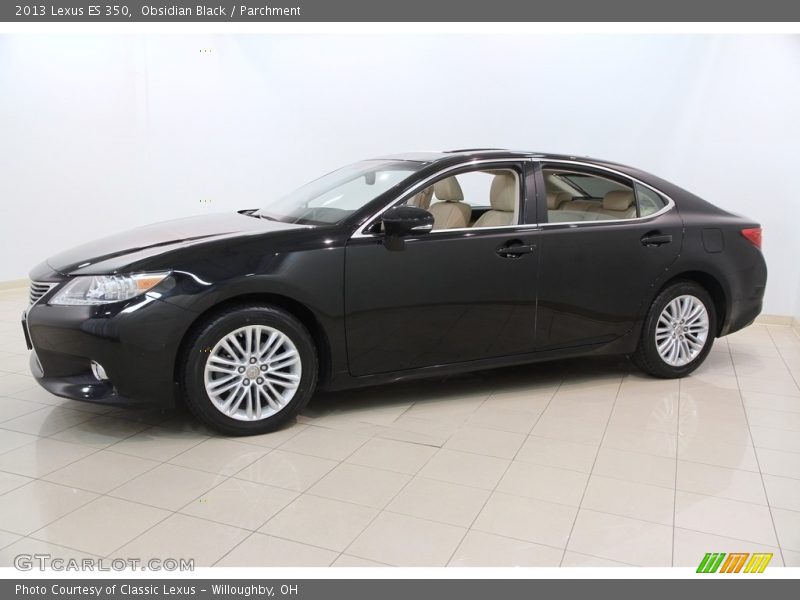 Obsidian Black / Parchment 2013 Lexus ES 350