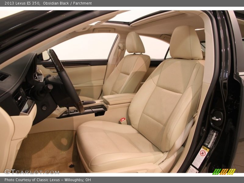 Obsidian Black / Parchment 2013 Lexus ES 350