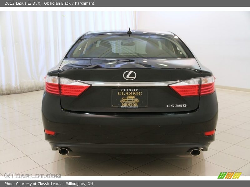 Obsidian Black / Parchment 2013 Lexus ES 350