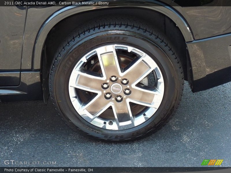 Carbon Black Metallic / Ebony 2011 GMC Acadia Denali AWD