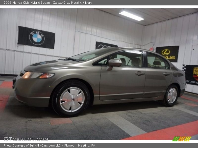 Galaxy Gray Metallic / Ivory 2006 Honda Civic Hybrid Sedan