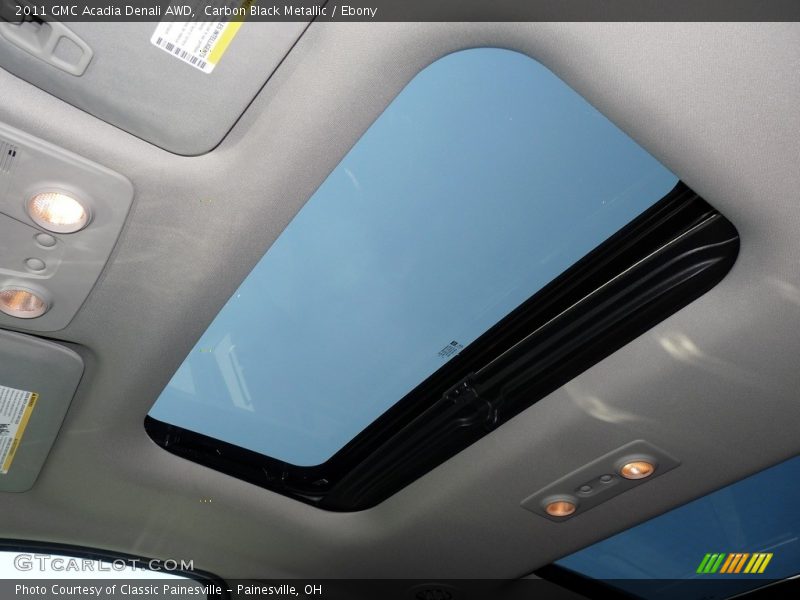 Carbon Black Metallic / Ebony 2011 GMC Acadia Denali AWD