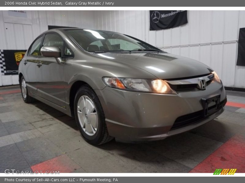 Galaxy Gray Metallic / Ivory 2006 Honda Civic Hybrid Sedan