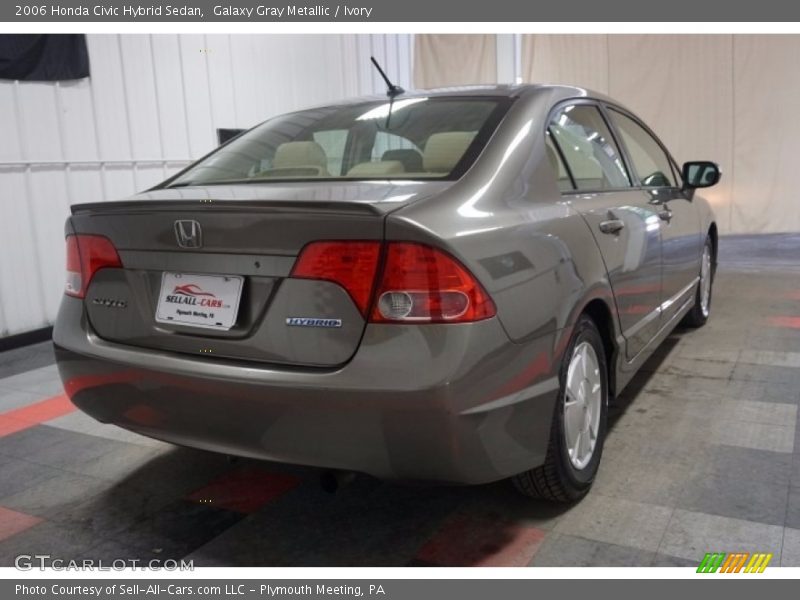 Galaxy Gray Metallic / Ivory 2006 Honda Civic Hybrid Sedan