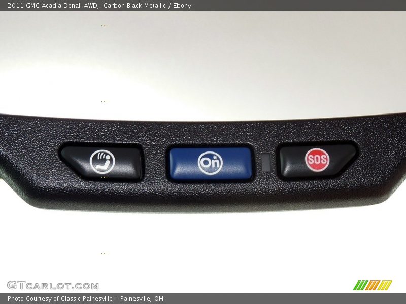 Carbon Black Metallic / Ebony 2011 GMC Acadia Denali AWD