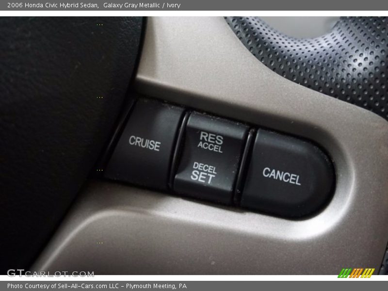 Galaxy Gray Metallic / Ivory 2006 Honda Civic Hybrid Sedan
