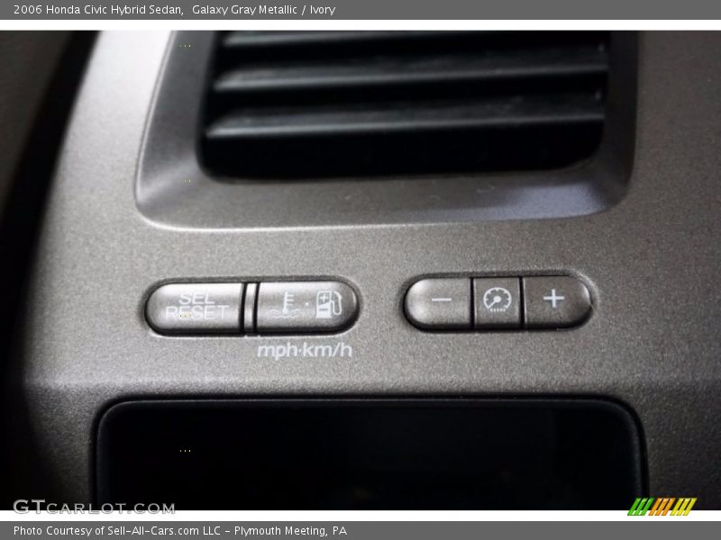 Galaxy Gray Metallic / Ivory 2006 Honda Civic Hybrid Sedan