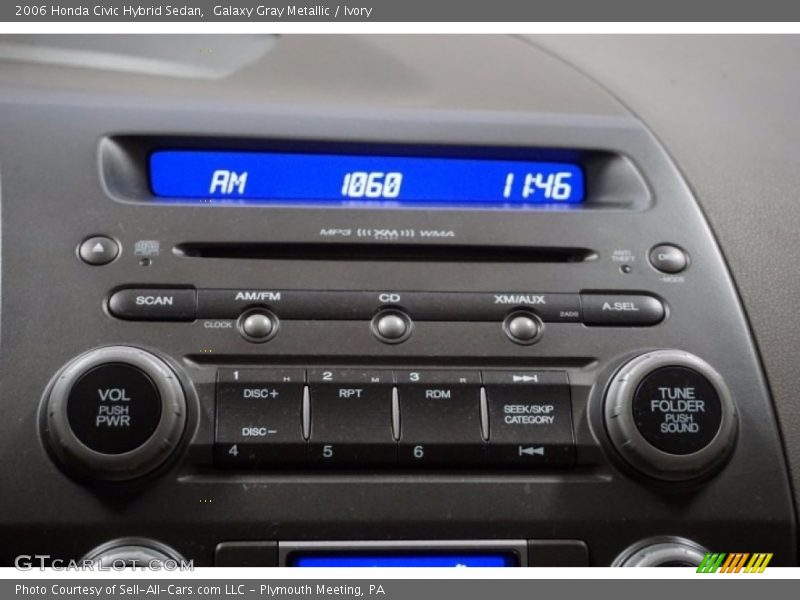 Galaxy Gray Metallic / Ivory 2006 Honda Civic Hybrid Sedan