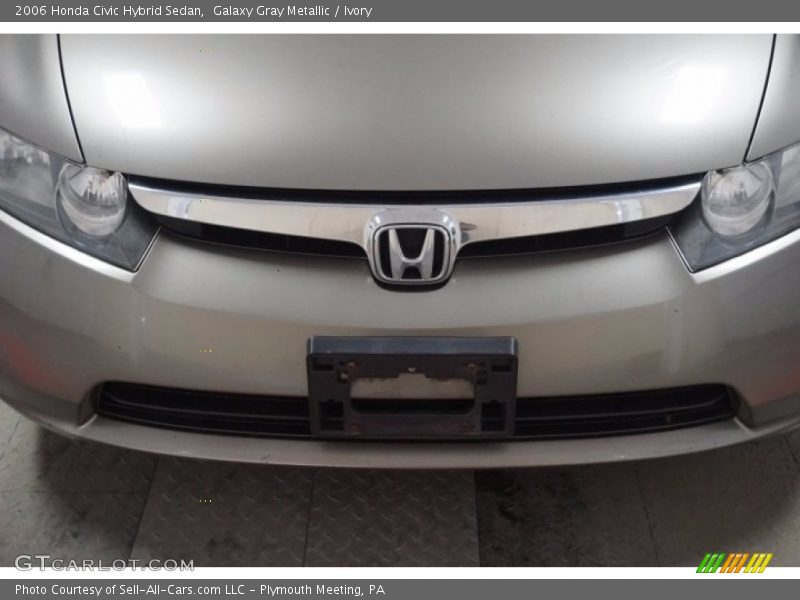Galaxy Gray Metallic / Ivory 2006 Honda Civic Hybrid Sedan