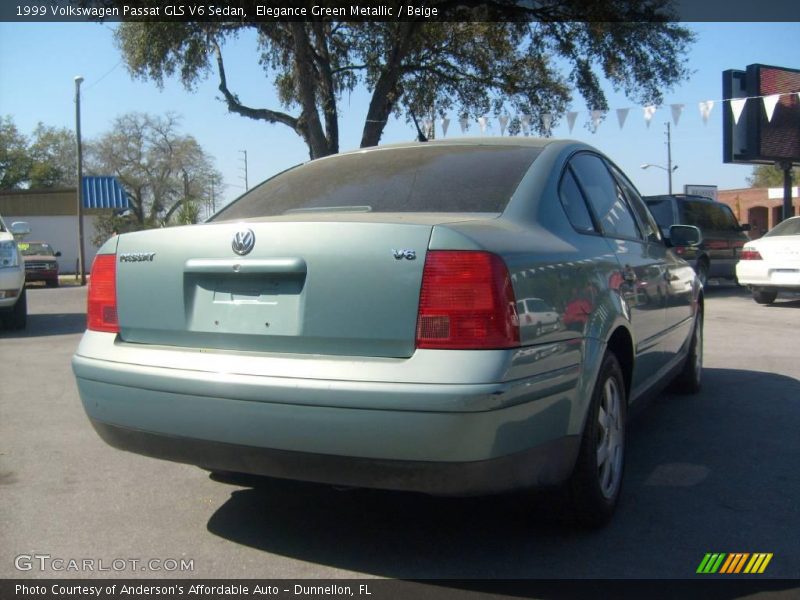 Elegance Green Metallic / Beige 1999 Volkswagen Passat GLS V6 Sedan