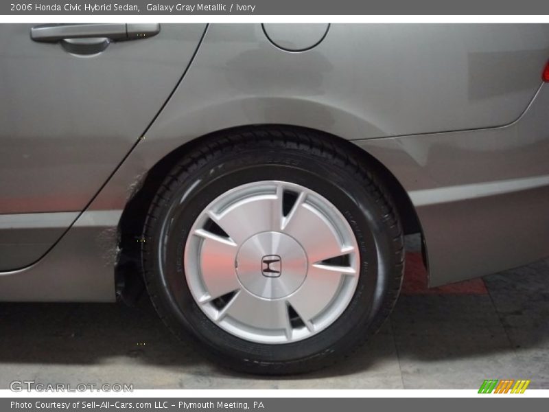Galaxy Gray Metallic / Ivory 2006 Honda Civic Hybrid Sedan
