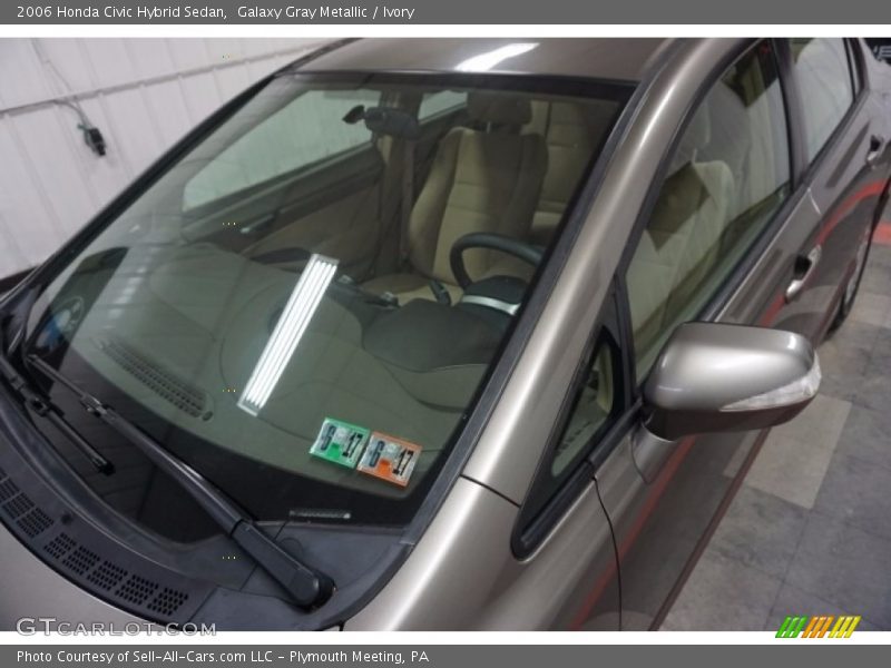 Galaxy Gray Metallic / Ivory 2006 Honda Civic Hybrid Sedan