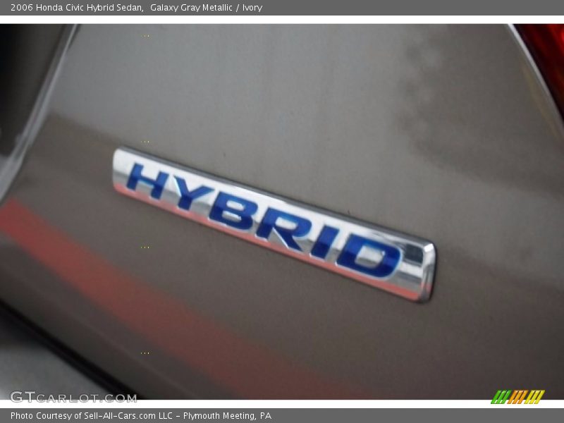 Galaxy Gray Metallic / Ivory 2006 Honda Civic Hybrid Sedan