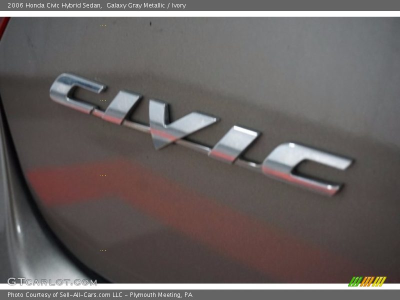 Galaxy Gray Metallic / Ivory 2006 Honda Civic Hybrid Sedan