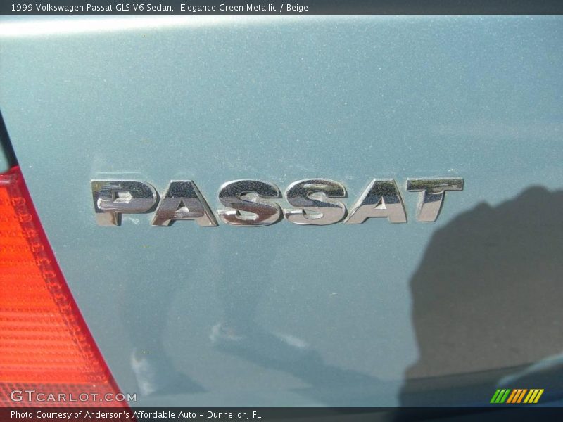 Elegance Green Metallic / Beige 1999 Volkswagen Passat GLS V6 Sedan