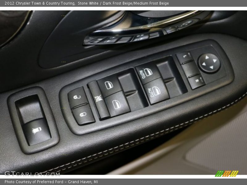 Stone White / Dark Frost Beige/Medium Frost Beige 2012 Chrysler Town & Country Touring