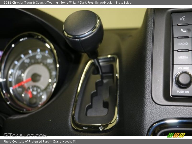 Stone White / Dark Frost Beige/Medium Frost Beige 2012 Chrysler Town & Country Touring