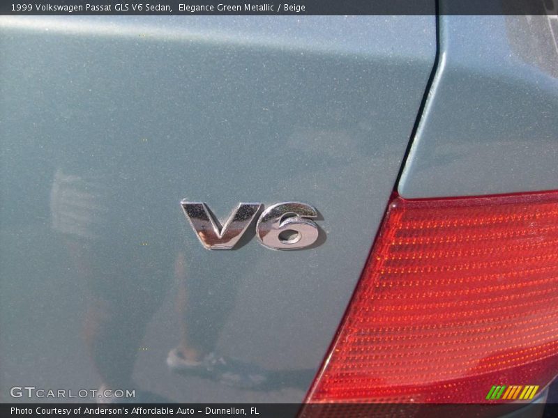 Elegance Green Metallic / Beige 1999 Volkswagen Passat GLS V6 Sedan