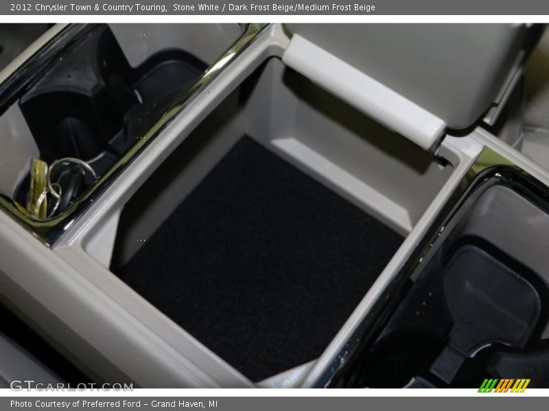 Stone White / Dark Frost Beige/Medium Frost Beige 2012 Chrysler Town & Country Touring