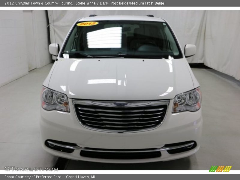 Stone White / Dark Frost Beige/Medium Frost Beige 2012 Chrysler Town & Country Touring