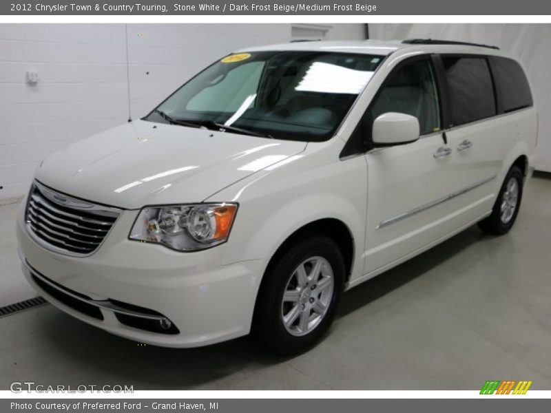 Stone White / Dark Frost Beige/Medium Frost Beige 2012 Chrysler Town & Country Touring