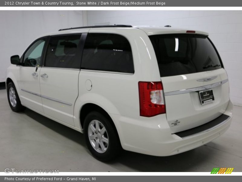 Stone White / Dark Frost Beige/Medium Frost Beige 2012 Chrysler Town & Country Touring