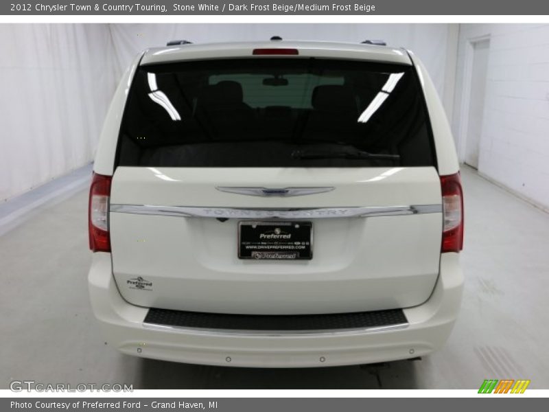 Stone White / Dark Frost Beige/Medium Frost Beige 2012 Chrysler Town & Country Touring