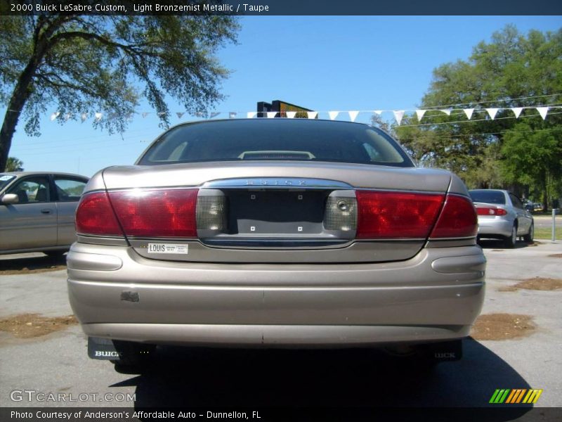 Light Bronzemist Metallic / Taupe 2000 Buick LeSabre Custom