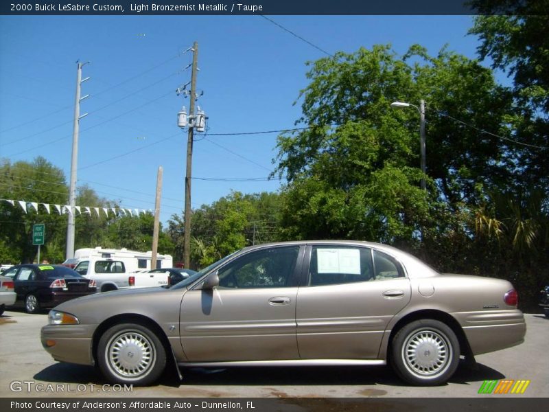 Light Bronzemist Metallic / Taupe 2000 Buick LeSabre Custom