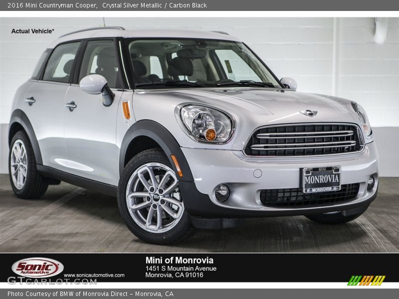 Crystal Silver Metallic / Carbon Black 2016 Mini Countryman Cooper