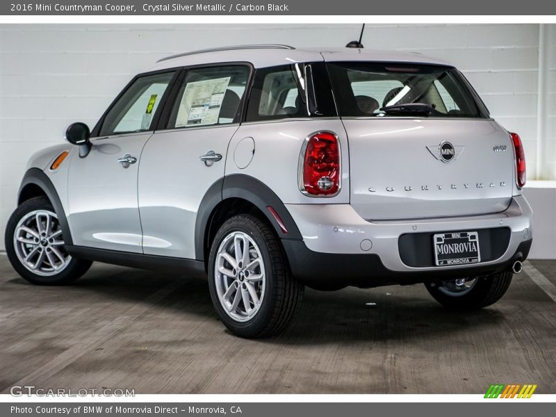 Crystal Silver Metallic / Carbon Black 2016 Mini Countryman Cooper