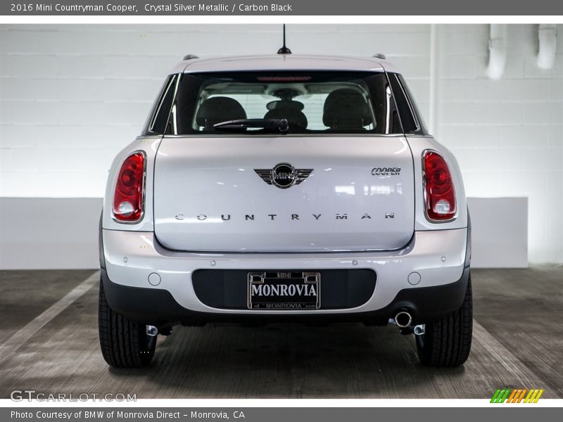 Crystal Silver Metallic / Carbon Black 2016 Mini Countryman Cooper