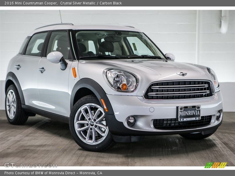 Crystal Silver Metallic / Carbon Black 2016 Mini Countryman Cooper