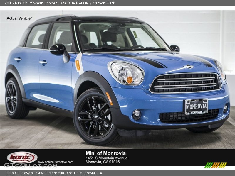 Kite Blue Metallic / Carbon Black 2016 Mini Countryman Cooper
