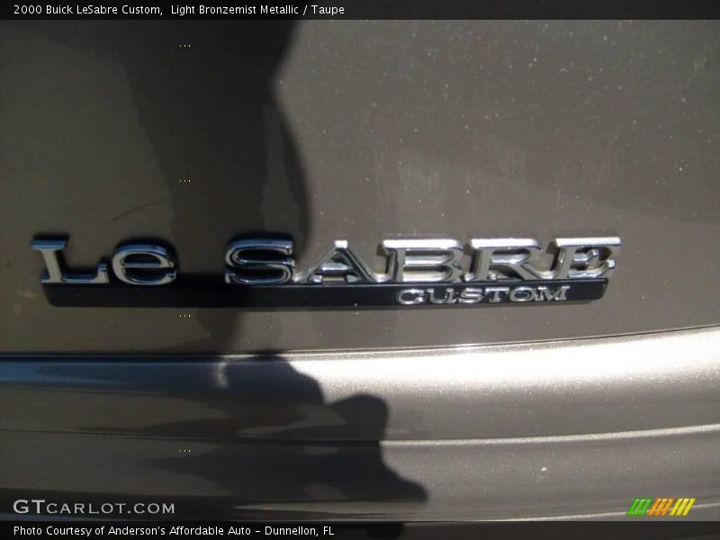 Light Bronzemist Metallic / Taupe 2000 Buick LeSabre Custom