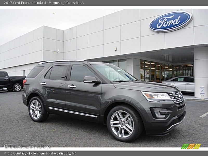Magnetic / Ebony Black 2017 Ford Explorer Limited