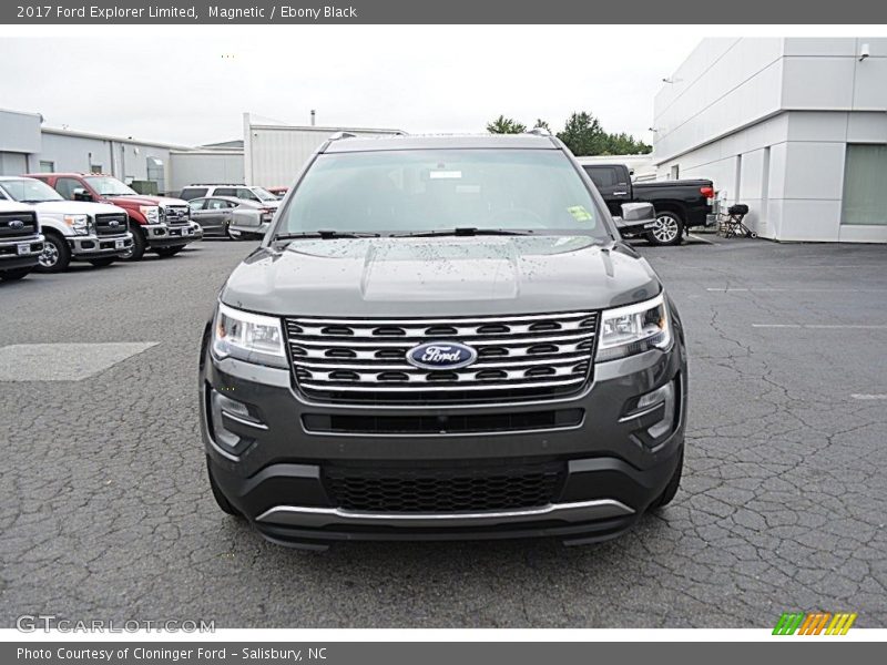 Magnetic / Ebony Black 2017 Ford Explorer Limited