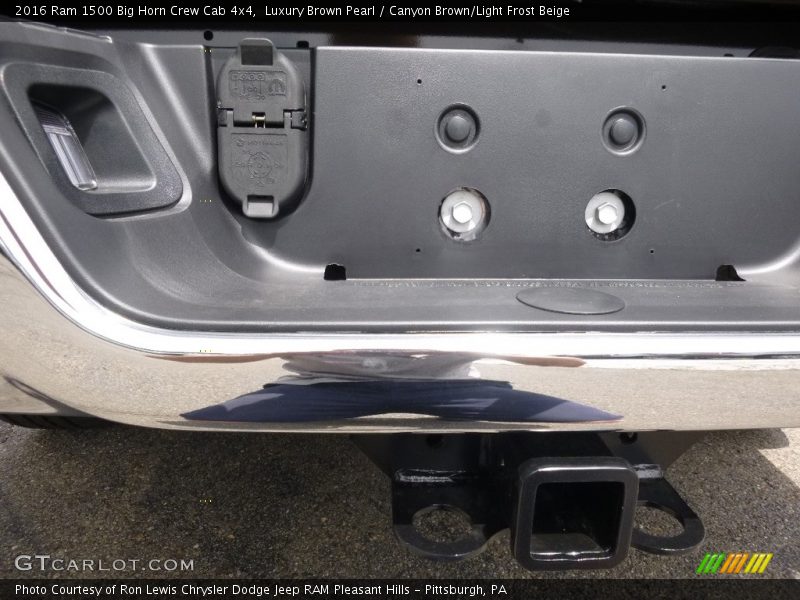 Luxury Brown Pearl / Canyon Brown/Light Frost Beige 2016 Ram 1500 Big Horn Crew Cab 4x4