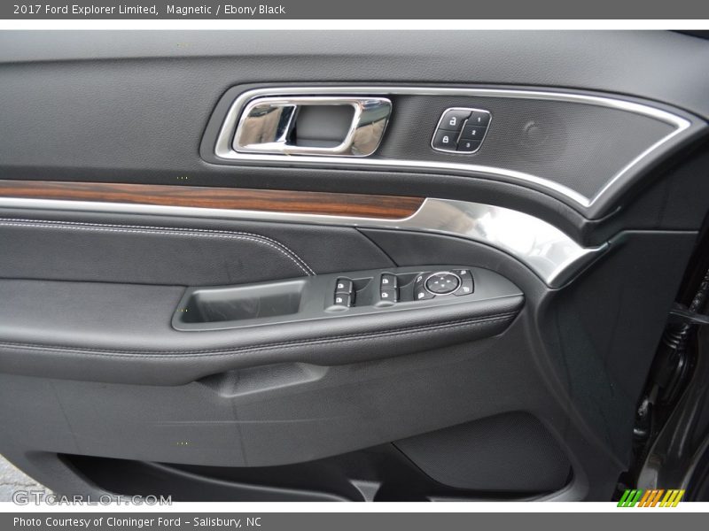 Magnetic / Ebony Black 2017 Ford Explorer Limited