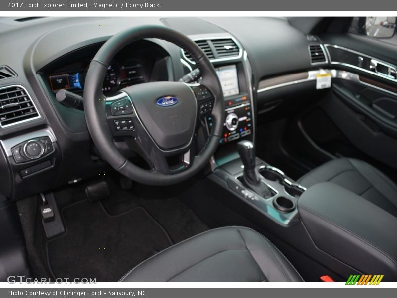 Magnetic / Ebony Black 2017 Ford Explorer Limited
