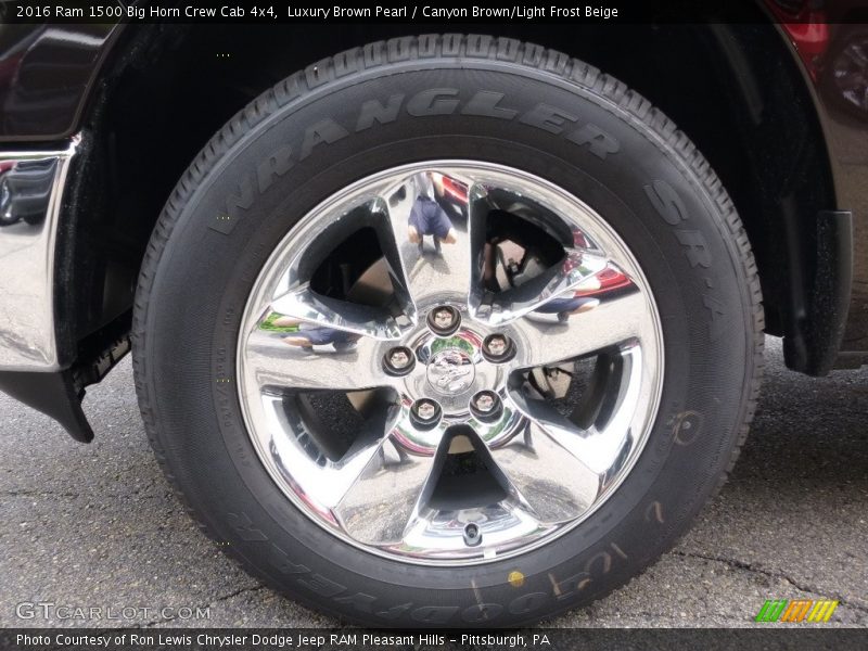 Luxury Brown Pearl / Canyon Brown/Light Frost Beige 2016 Ram 1500 Big Horn Crew Cab 4x4