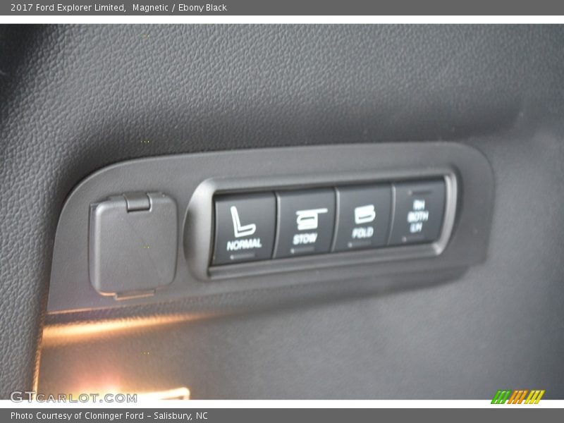 Magnetic / Ebony Black 2017 Ford Explorer Limited